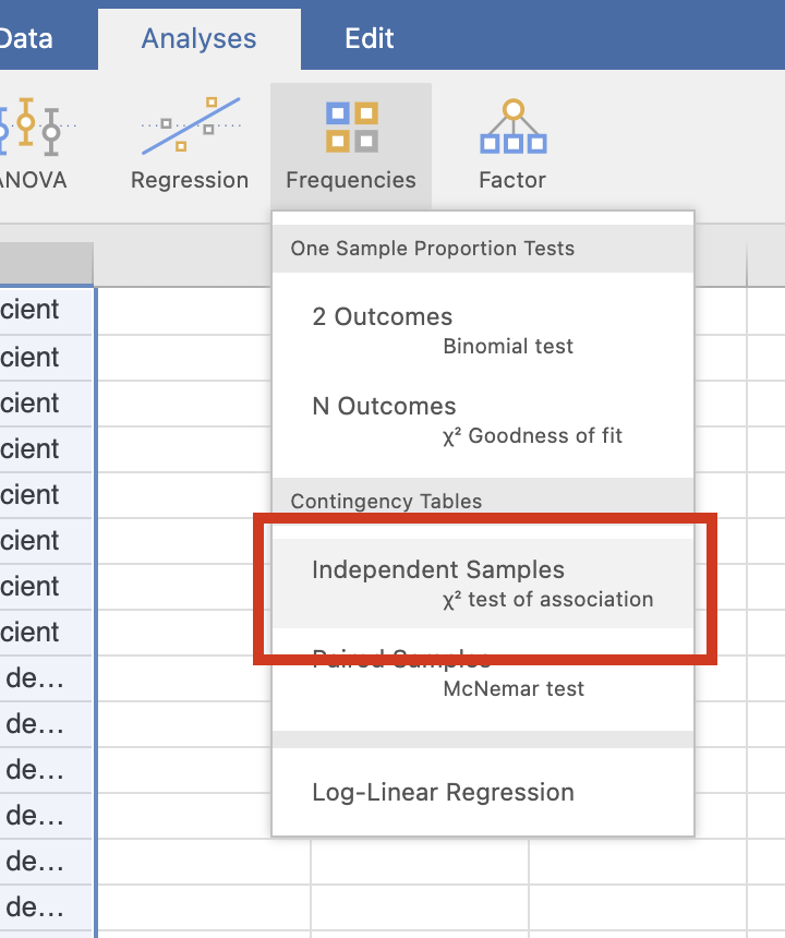 Select the correct test.