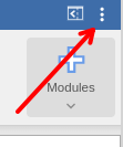 Left: Click on the three dots to set the number of decimal places or significant figures shown. Right: The default settings